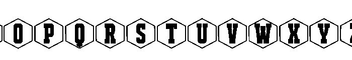 Squad Game Regular Font UPPERCASE