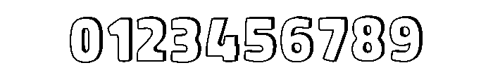 Square Alphabet Regular Font OTHER CHARS