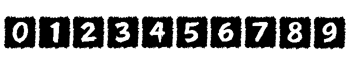 Square Brush Regular Font OTHER CHARS