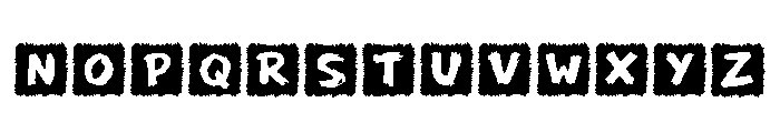 Square Brush Regular Font LOWERCASE