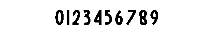Square Design Font OTHER CHARS