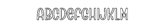 Square Outline FONT