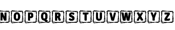 Square Party Regular Font LOWERCASE