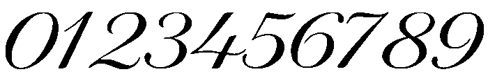 Square Town Italic Font OTHER CHARS