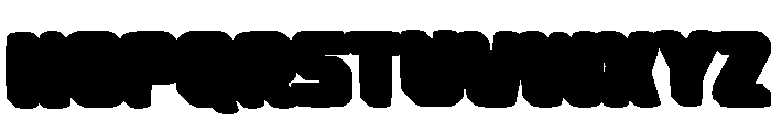 Squarvia Extrude Regular Font UPPERCASE