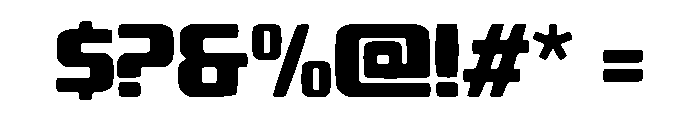 Squarvia Regular Font OTHER CHARS