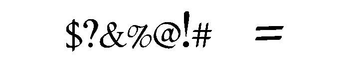 Squid Font OTHER CHARS
