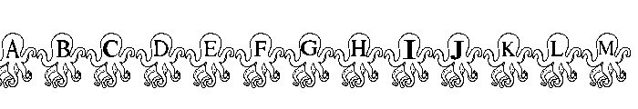 Squid Font UPPERCASE