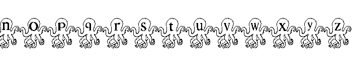 Squid Font LOWERCASE
