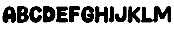 Squidgey Boo Font UPPERCASE