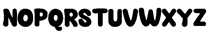 Squidgey Boo Font UPPERCASE