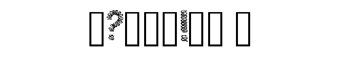 Squiggle Loops By Squee Regular Font OTHER CHARS
