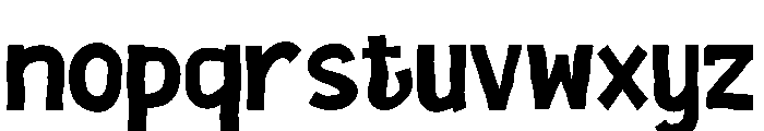 Squiler Munchis Font LOWERCASE