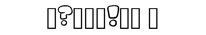 Squishy Bubble By Squee Regular Font OTHER CHARS