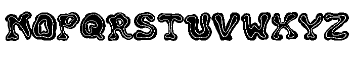 Squishy Chewy By Squeeb Regular Font UPPERCASE
