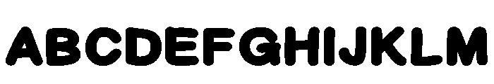 Squishy Monster Regular Font UPPERCASE