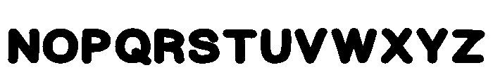 Squishy Monster Regular Font LOWERCASE