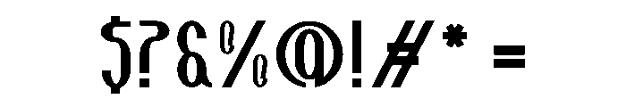 Squiwore Font OTHER CHARS