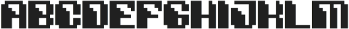 Square Byte Regular otf (400) Font UPPERCASE
