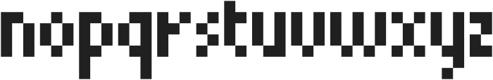Squarebit ttf (400) Font LOWERCASE