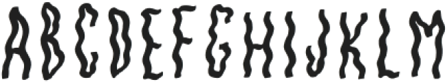 Squiggle Font Regular otf (400) Font UPPERCASE