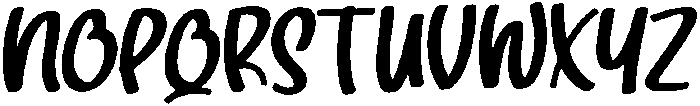 Squishy-Regular otf (400) Font LOWERCASE