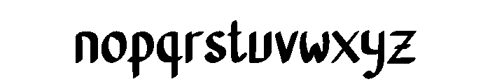 SQUIRELL Font LOWERCASE
