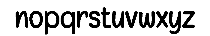 Squad Goals Font LOWERCASE