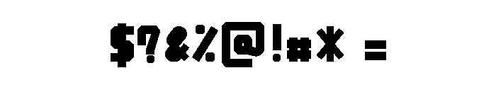 Squanch Font OTHER CHARS