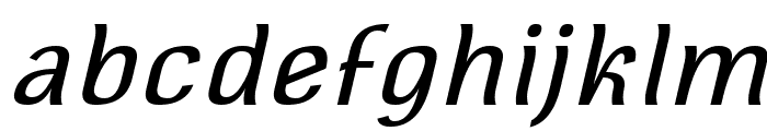 Square Antiqua Oblique Font LOWERCASE
