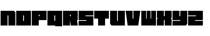 Square Chunks Font UPPERCASE