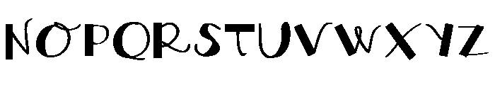 Square Curves Medium Font UPPERCASE