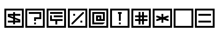 !Square Engine 150 Simplex Font OTHER CHARS