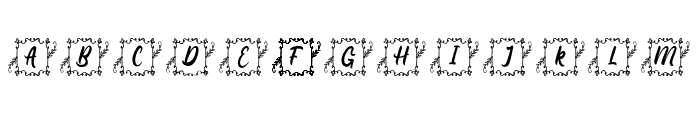 Square Lily Monogram Regular Font LOWERCASE