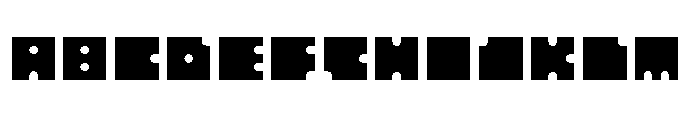 SquaresCircles Regular Font UPPERCASE