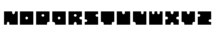 SquaresCircles Regular Font UPPERCASE