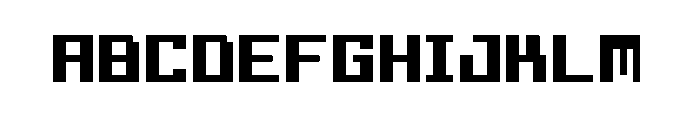 Squarewave-Bold Font UPPERCASE
