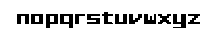 Squarewave-Bold Font LOWERCASE