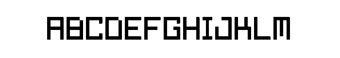 Squarewave Font UPPERCASE
