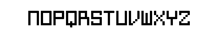 Squarewave Font UPPERCASE