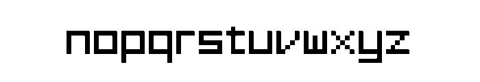 Squarewave Font LOWERCASE