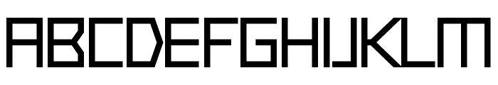 Squarified Font UPPERCASE