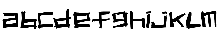 Squeeg Font LOWERCASE
