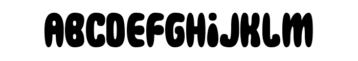 Squidgy Slimes Font UPPERCASE