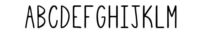 Squiggly Asta Font UPPERCASE