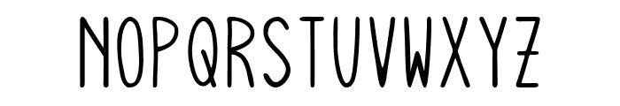 Squiggly Asta Font UPPERCASE