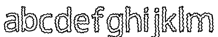 Squiggly Regular Font LOWERCASE