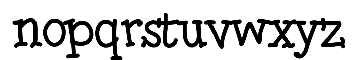Squishy Font LOWERCASE