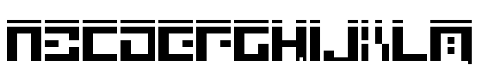 square 23 Regular Font UPPERCASE