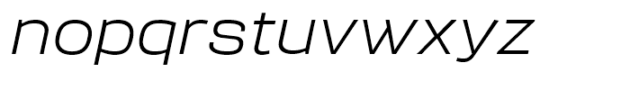 Sqwared Light Italic Font LOWERCASE